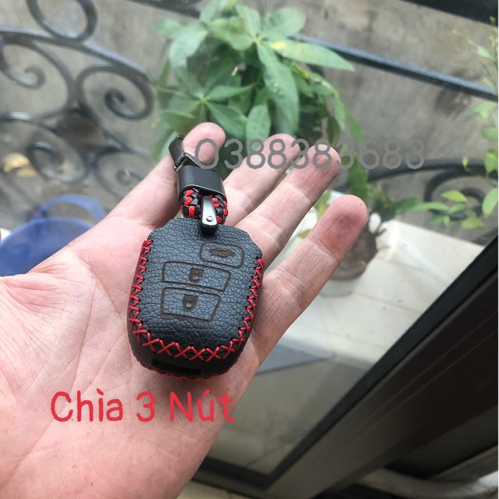 Bao Da Chìa Khóa Cơ Dành Cho Xe TOYOTA VIOS... Da bò nhiều màu sắc...