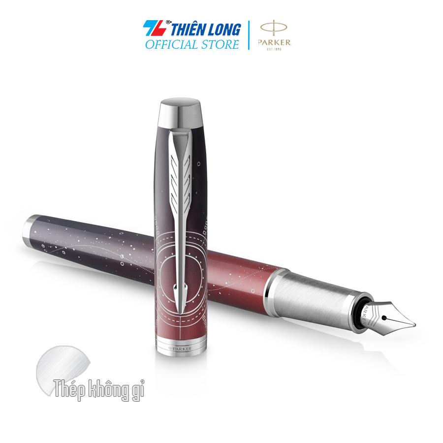 Bút máy Parker IM Special Editon Portal Red - Thép không gỉ - Ngòi 0.7mm - 2152999Z