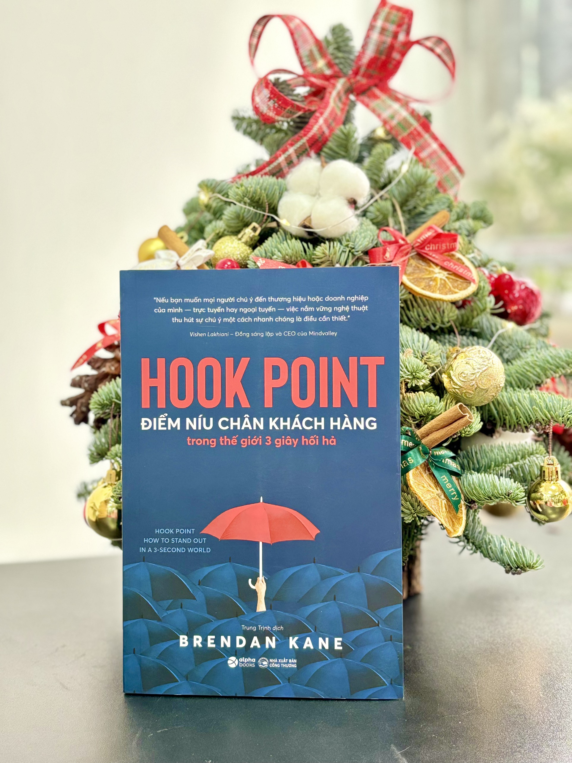 HOOK POINT - ĐIỂM NÍU CHÂN KHÁCH HÀNG TRONG THẾ GIỚI 3 GIÂY HỐI HẢ - Brendan Kane - Trung Trịnh dịch - Alpha Books - NXB Công Thương.