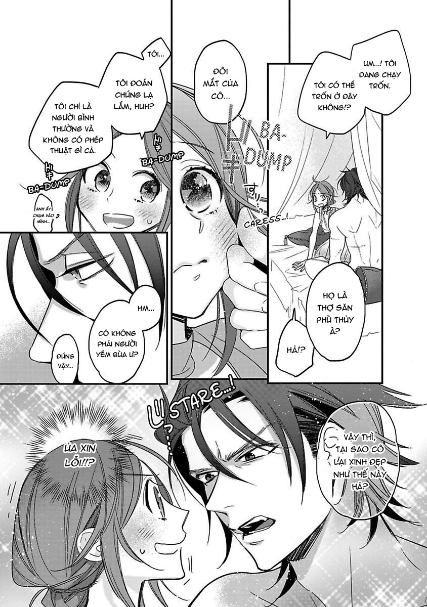 thái tử bạo chúa ở thế giới khác muốn cưới tôi ~ tên sói đen muốn cầu thân cô phù thủy tái sinh chapter 1.2 3