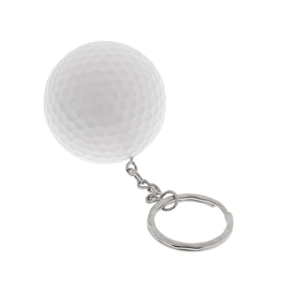 Golf Ball Key Chain Golf Gift Key  Bag Pendant Accessory