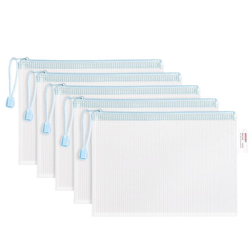 Túi Lưới Đựng Đồ Trong Suốt - Deli 63480A-KM-01 (Mẫu Màu Giao Ngẫu Nhiên)