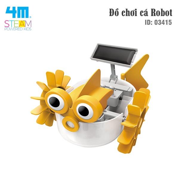 Đồ chơi khoa học Cá robot chuyển động – 4M 03415