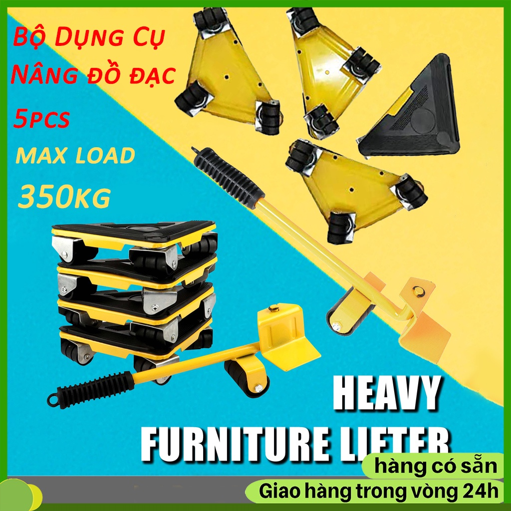 Bộ dụng cụ nâng và di chuyển đồ thông minh, Dụng cụ nâng và di chuyển đồ tam giác(5pcs)