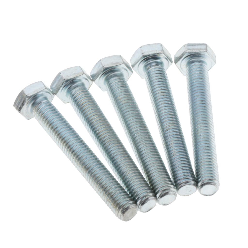 5 Miếng M8 X 60 Mm Đầu Lục Giác Bu Lông Ốc Vít Thép Không Gỉ