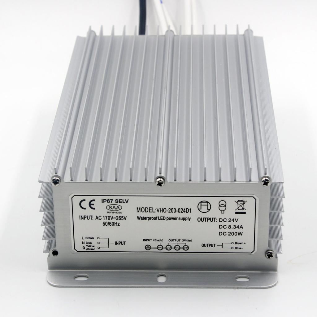 200W 24V Waterproof LED Driver Constant Voltage Power Supply Power Supply