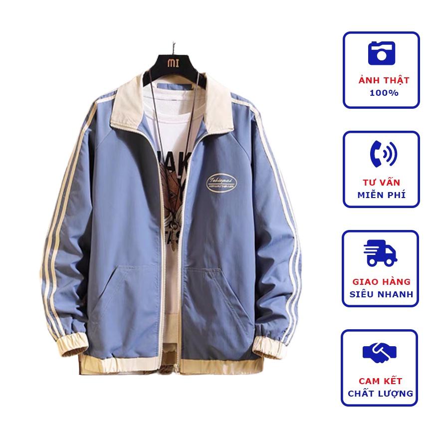 Áo Khoác Bomber Nam Nữ Dày Dặn Chạy Sọc Tay Chất Liệu Dù Mero 2 Lớp Không Nón Bao Ngầu Hot Trend