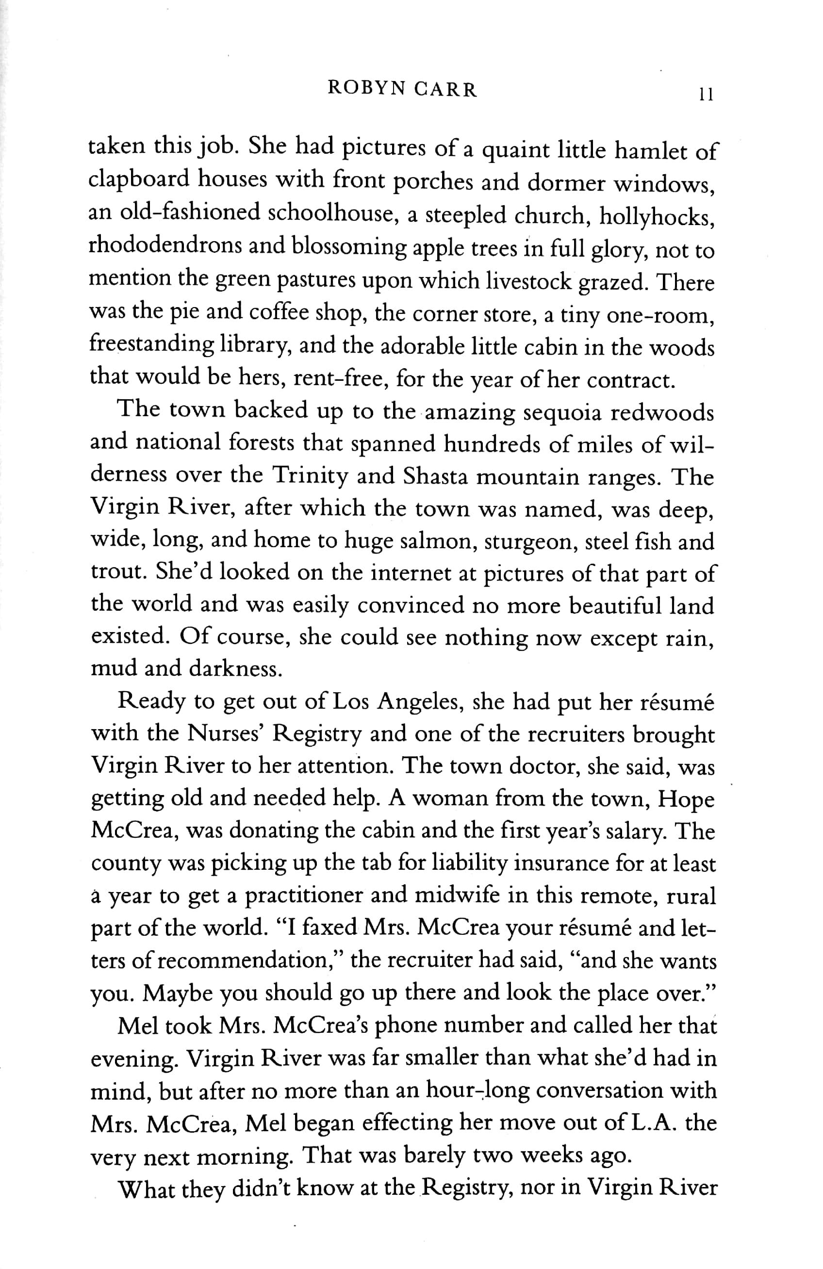 Virgin River Movie Tie-In (The Virgin River Novel 1)