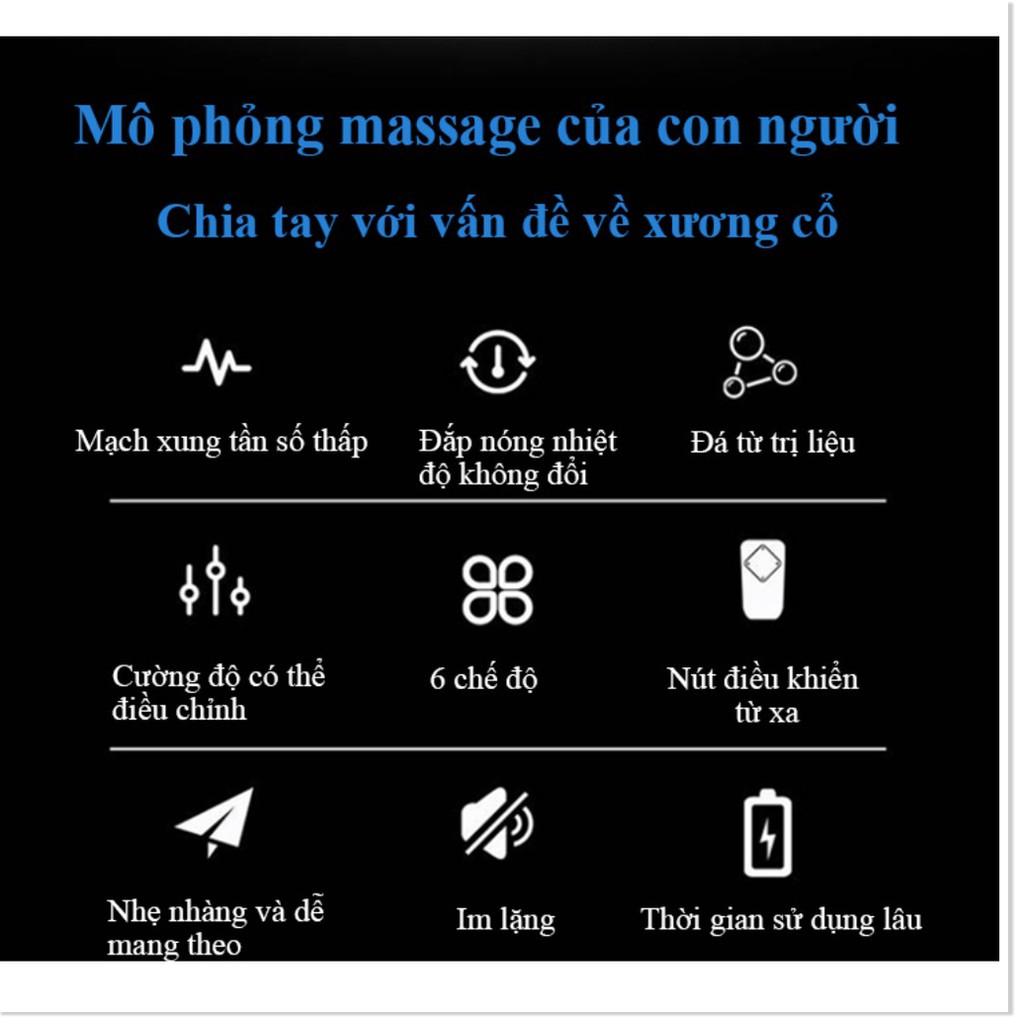 Máy massage cổ mạch xung TENS, chườm nóng