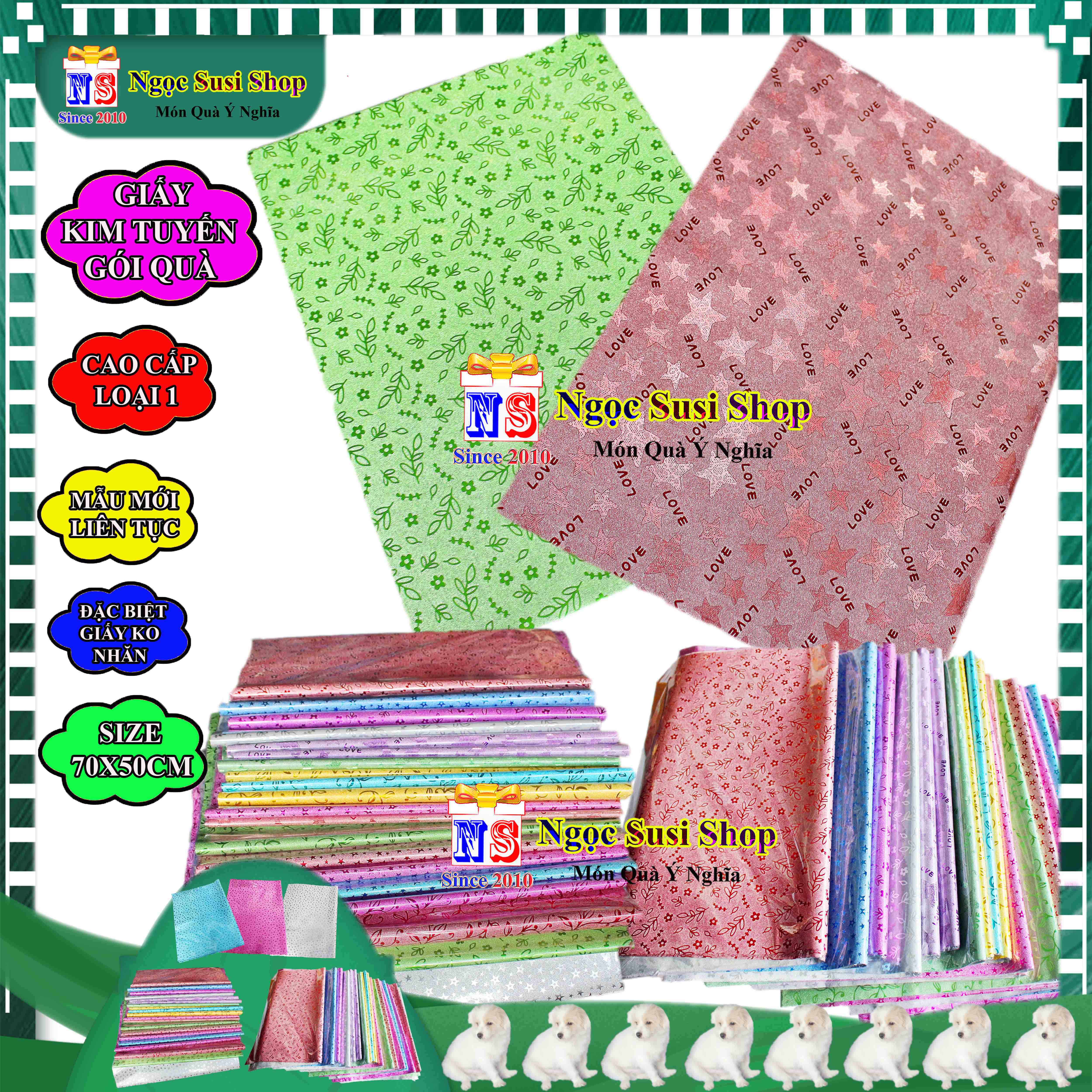 COMBO 5-30 GIẤY GÓI QUÀ KIM TUYẾN 3D  CHIẾU LẤP LÁNH GÓI HỘP QUÀ RẤT SANG - GIẤY KIM TUYẾN GÓI QUÀ MẪU MỚI ĐẸP
