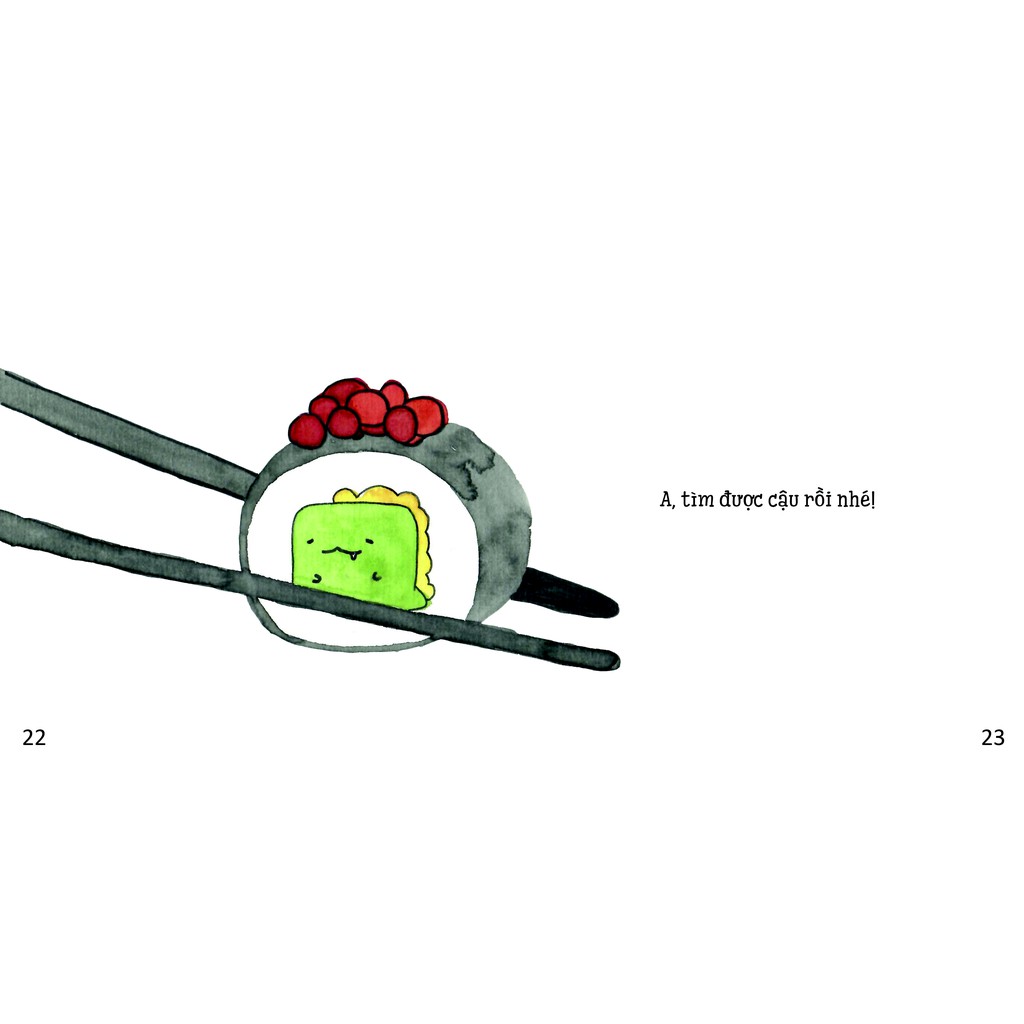 Sách Ehon - Đi Đâu Thế - Khủng Long Đi Đâu Rồi Nhỉ Dành Cho Trẻ Từ 0 - 6 Tuổi