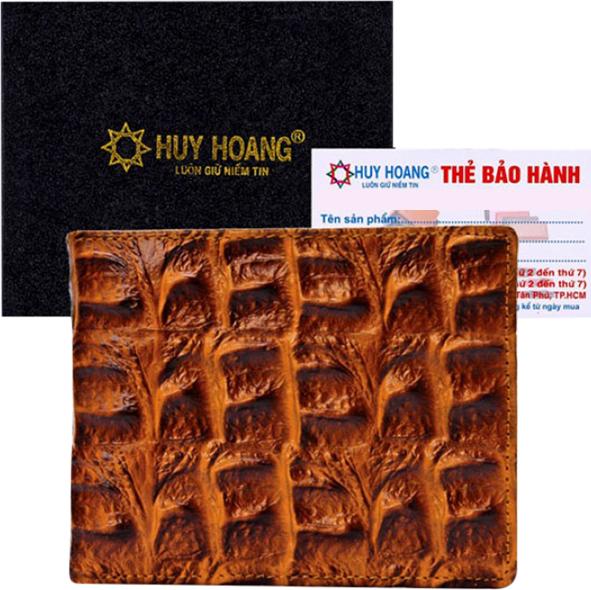 Ví Nam Vân Cá Sấu Huy Hoàng HT2116 - Vàng