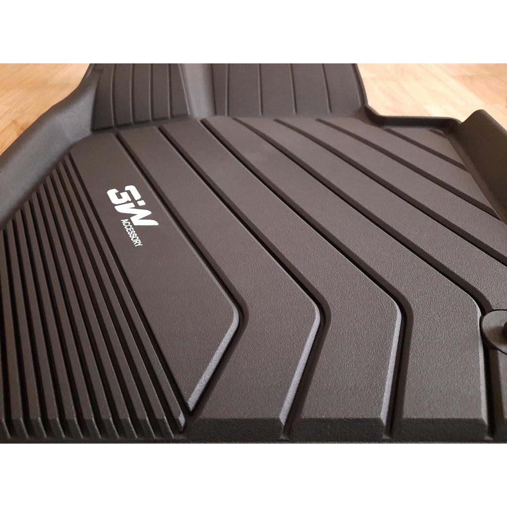 Thảm lót sàn xe ô tô BMW 5 series 2016- đến nay nhãn hiệu Macsim 3W - chất liệu nhựa TPE đúc khuôn cao cấp - màu đen