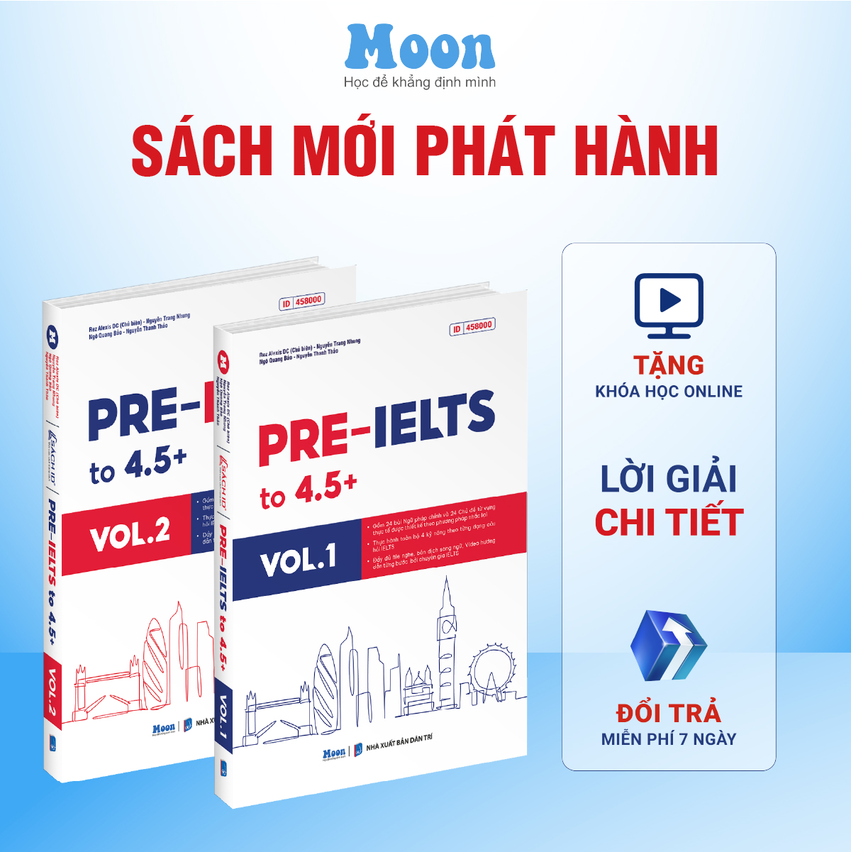 Sách Pre - Ielts to 4.5+ nền tảng để bắt đầu luyện IELTS