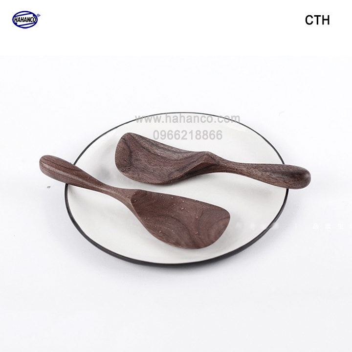 Muôi xới cơm đa năng bằng gỗ Óc Chó (Nhập khẩu Mỹ) - chiên xào các loại - HAHANCO