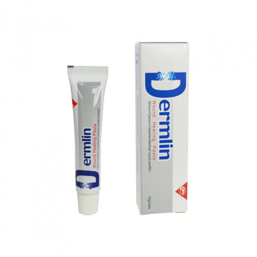 Dermlin Paste Sinh Học Bôi Vết Thương Hở, Vết thương Mãn Tính, Viêm Loét Da10g Collagen loại II, III, phòng và trị  sẹo