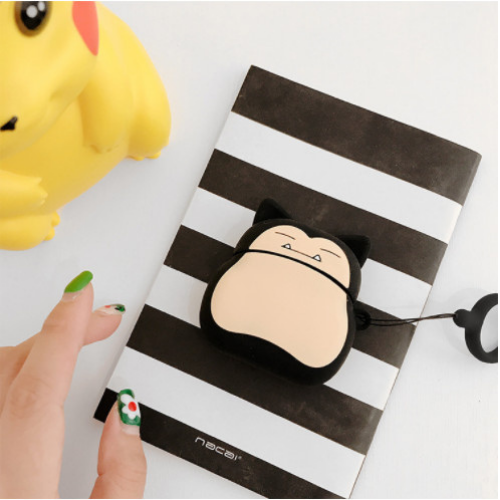 Ốp bảo vệ tai nghe Snorlax dành cho case airpod 1/2/Pro chống va đập