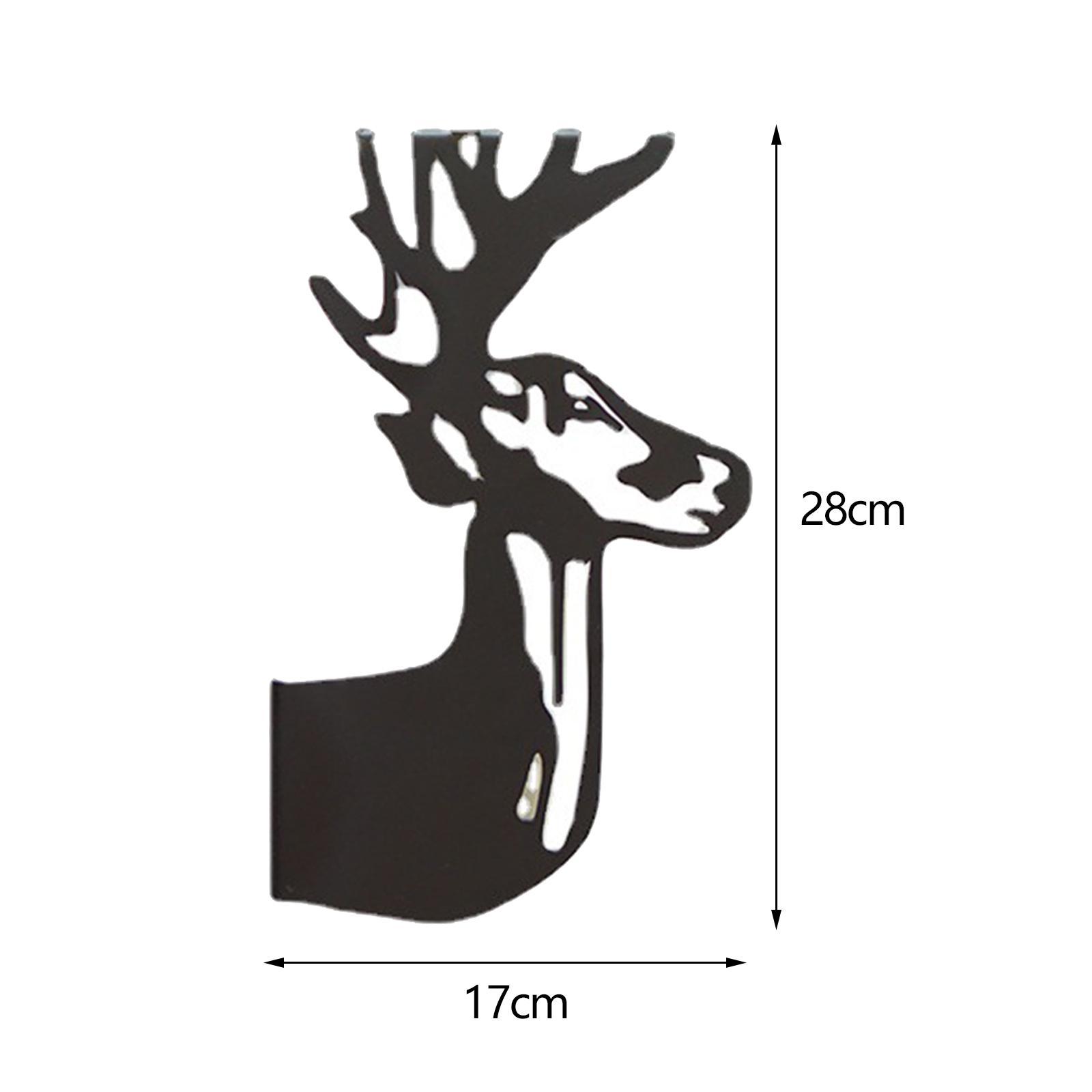 Home Floating Shelf Farmhouse Wall Decor Deer Shape Bracket Rack for Bedroom