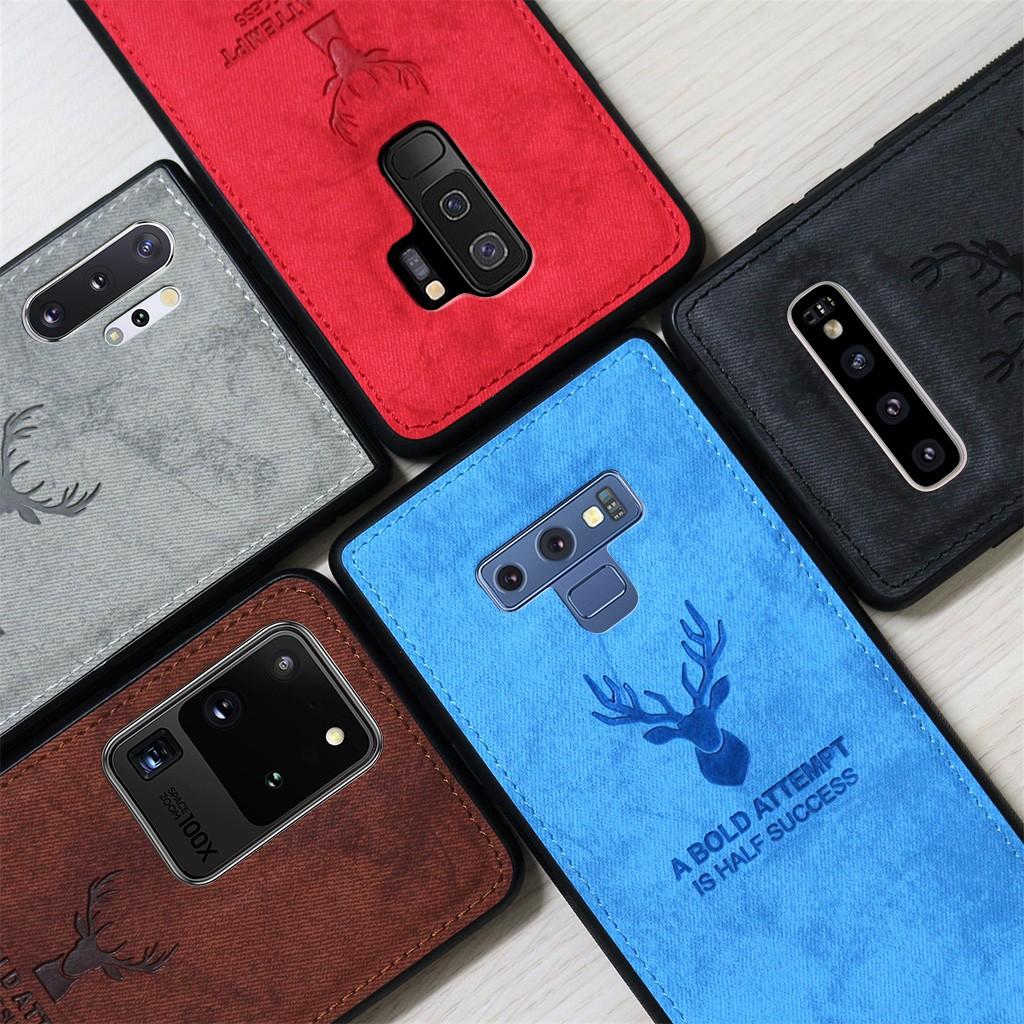 Ốp lưng s10 plus s21 s20 plus s20 ultra note 8 9 10 chống bám vân tay hình Nai 3D nhiều màu sắc huỳnh tân store