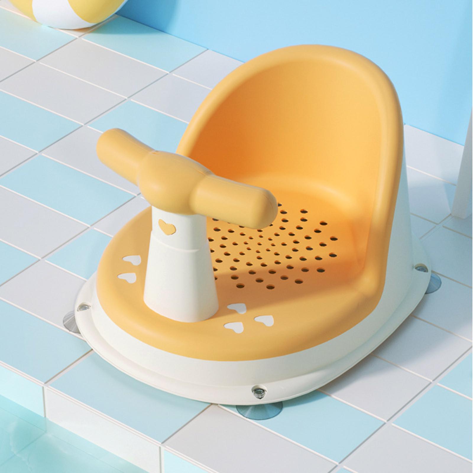 Cartoon Baby Bath Seat for Baby 6-18 Months Tub Seats Toddler Bath Chair