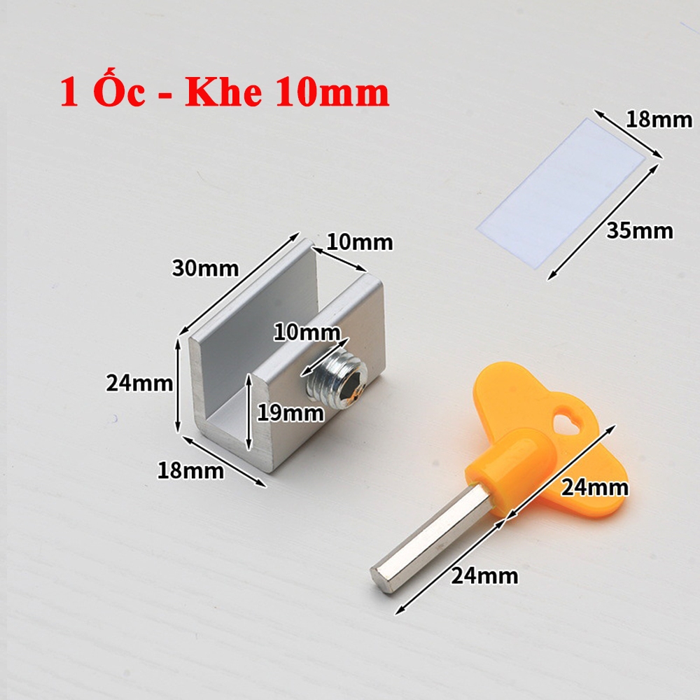 Chốt Khóa Chặn Cửa Lùa, Cửa Kéo KUNBE An Toàn Tiện Dụng