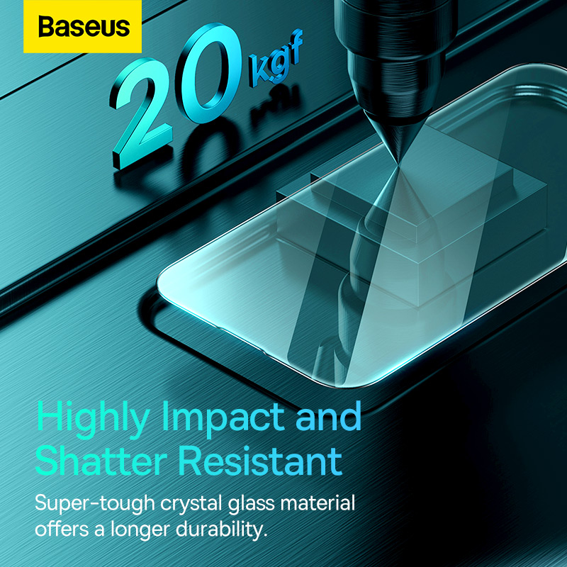 Cường lực All-glass Crys Series Shatter-resistant Tempered Glass EasyStick Film iP14