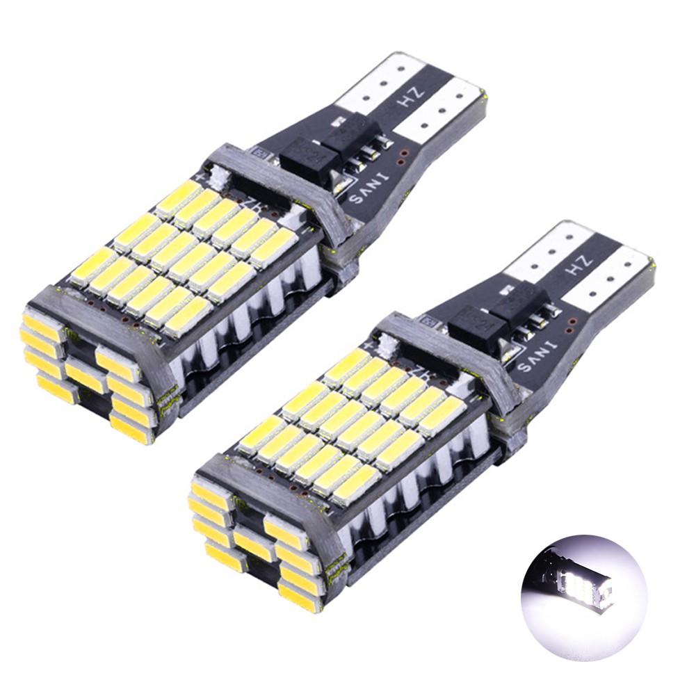 2 đèn led t15 4014 45smd siêu sáng cho xe hơi