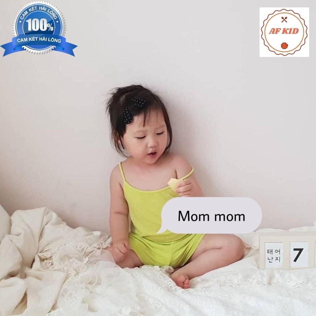 Đồ Bộ Cho Bé Gái Bộ MINKY MOM 2 Dây Quần Bèo Cho Bé Chất Thun Lạnh Cao Cấp Siêu Mềm Siêu Mát