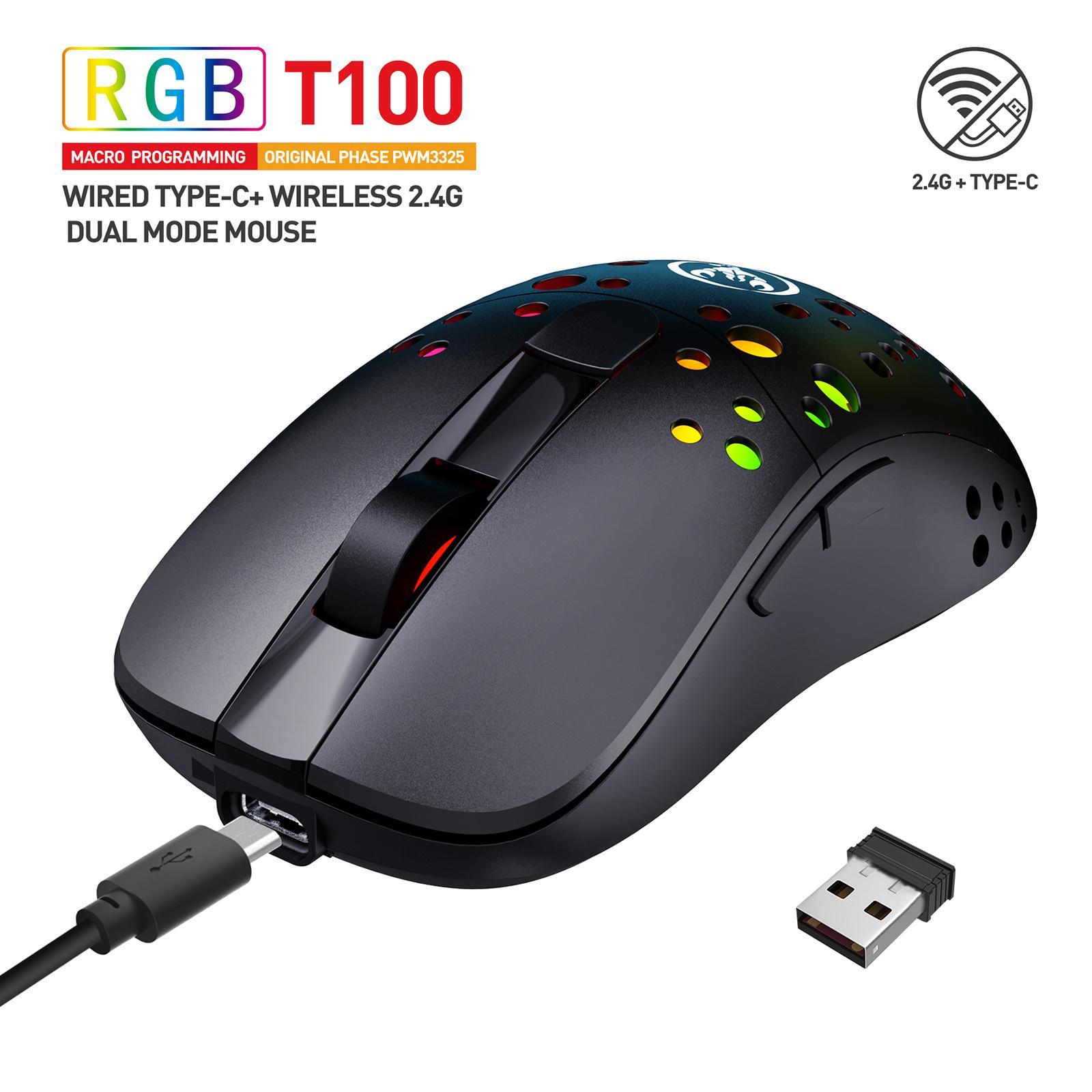 USB-C Wireless/ Mouse Gaming Mouse up to 10000 DPI Lightweight 550mAh
