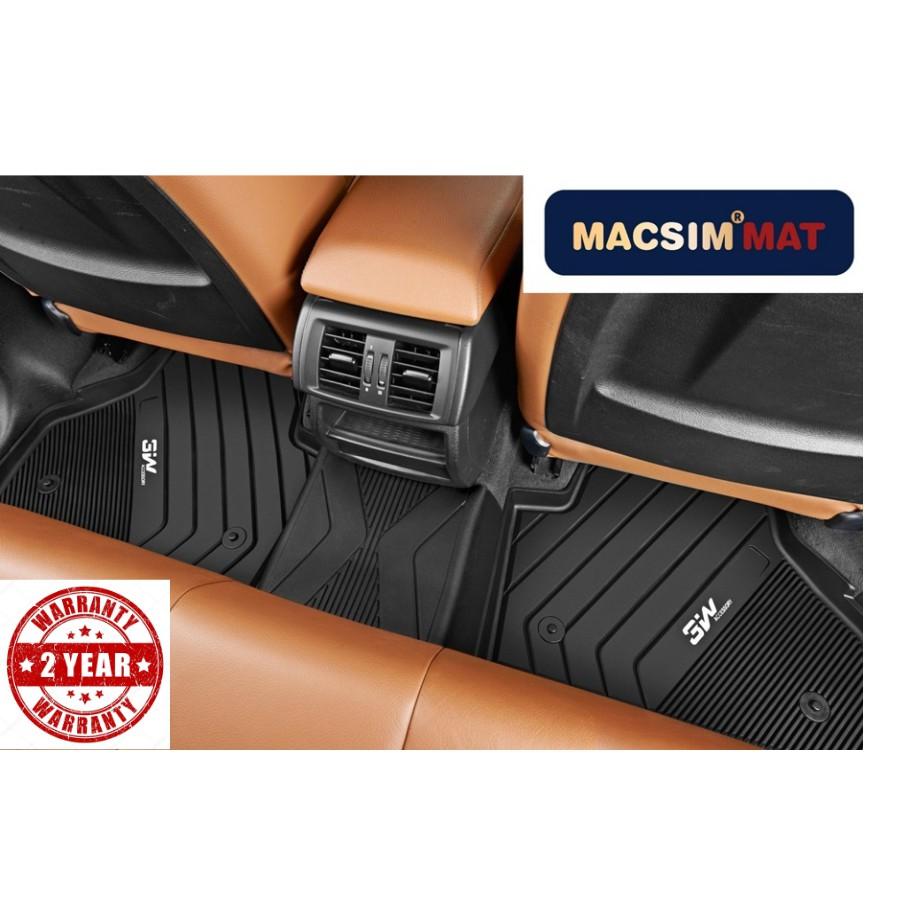 Thảm lót sàn BMW X4 F26 2014-2017 Nhãn hiệu Macsim 3W chất liệu nhựa TPE đúc khuôn cao cấp - màu đen