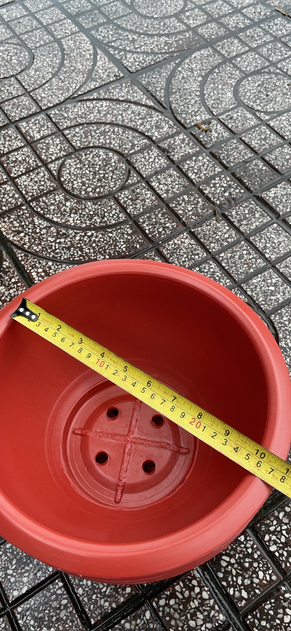 Bộ 10 cái Chậu Truyền thống đỏ 30cm lọt lòng 26 cm