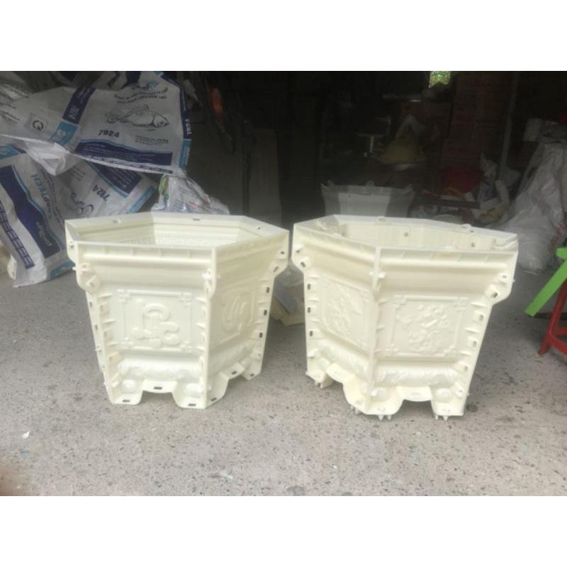Khuôn chậu lục giác 48 chân liền nhựa abs mẫu mới nhất