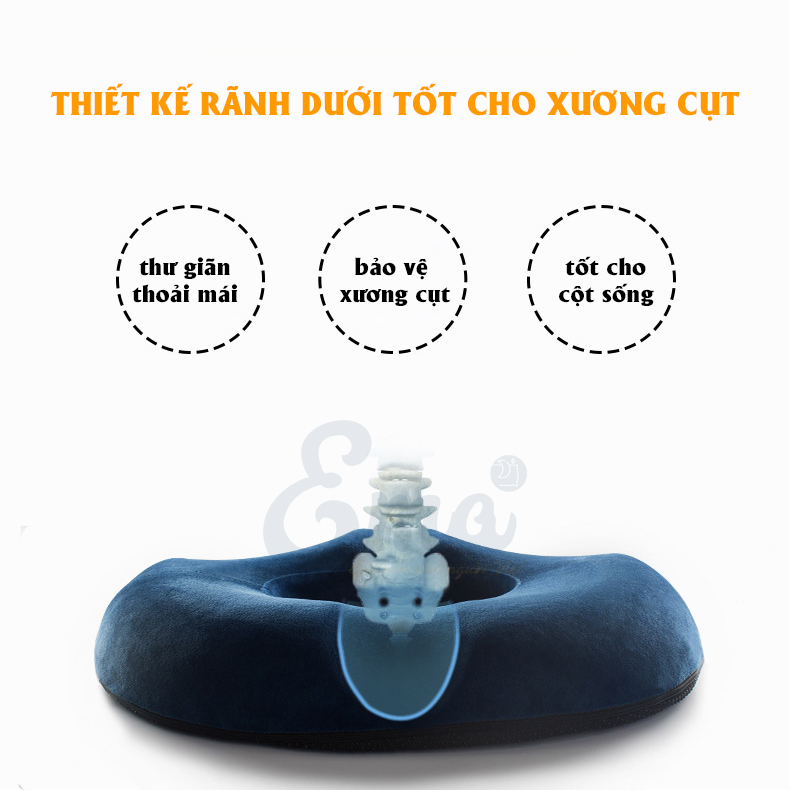 Đệm ngồi chống trĩ, đau xương cụt Ema cho dân văn phòng, lái xe, phụ nữ sau sinh