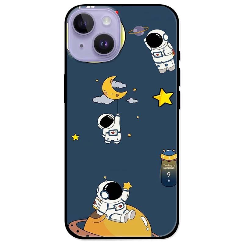 Ốp lưng dành cho Iphone 14 - Iphone 14 Plus - Iphone 14 Pro - Iphone 14 Pro Max - Hoạ Tiết Phi Hành Trăng