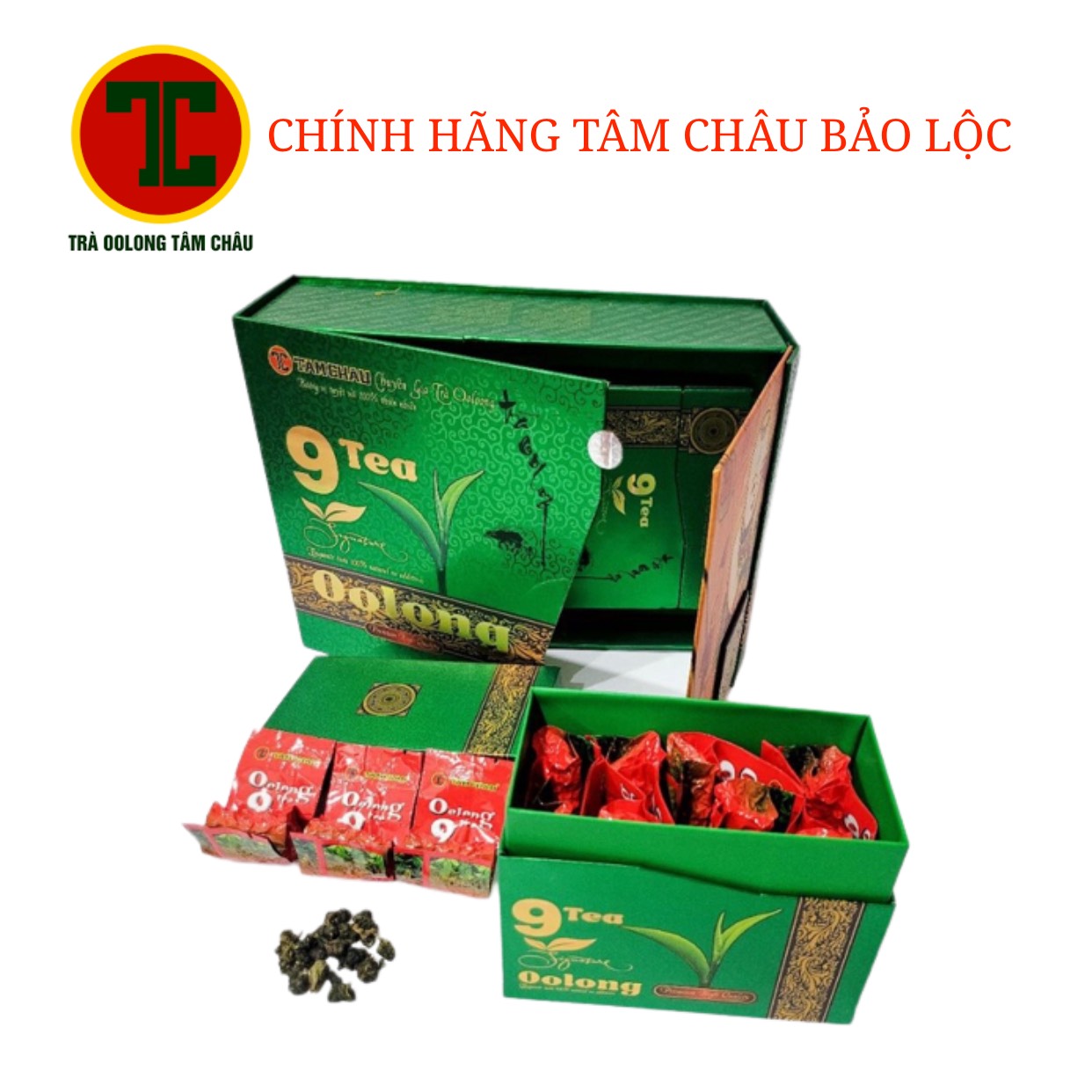 Trà Oolong 9 tea Tâm Châu 320gr