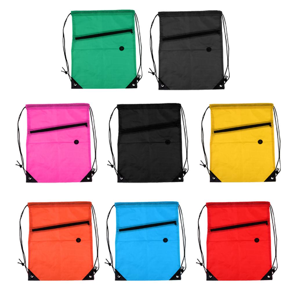 Drawstring Backpack Storage Bag Day Pack Sack for Gym Sport Travel Camping