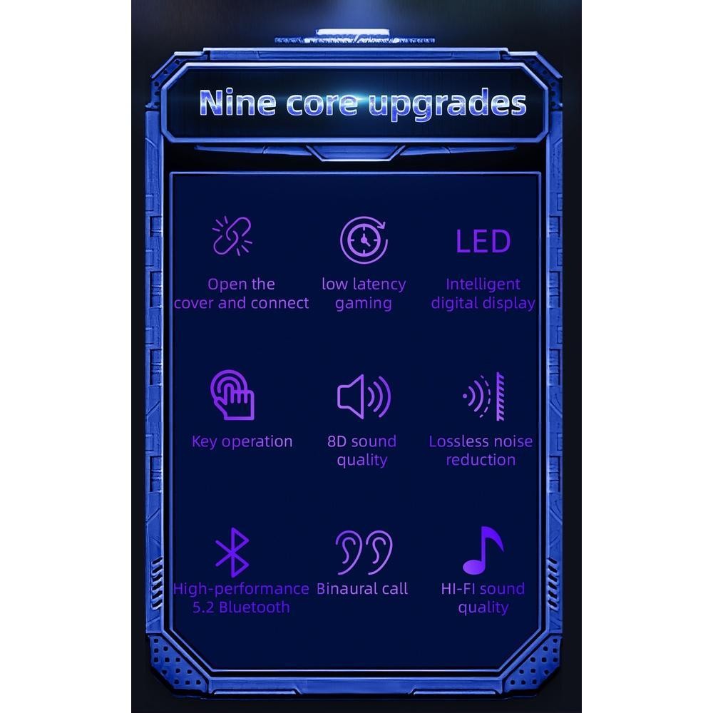 Tai Nghe Nhét Tai Bluetooth Không Dây Y80 Tws Chống Nước Giảm Tiếng Ồn Có Micro