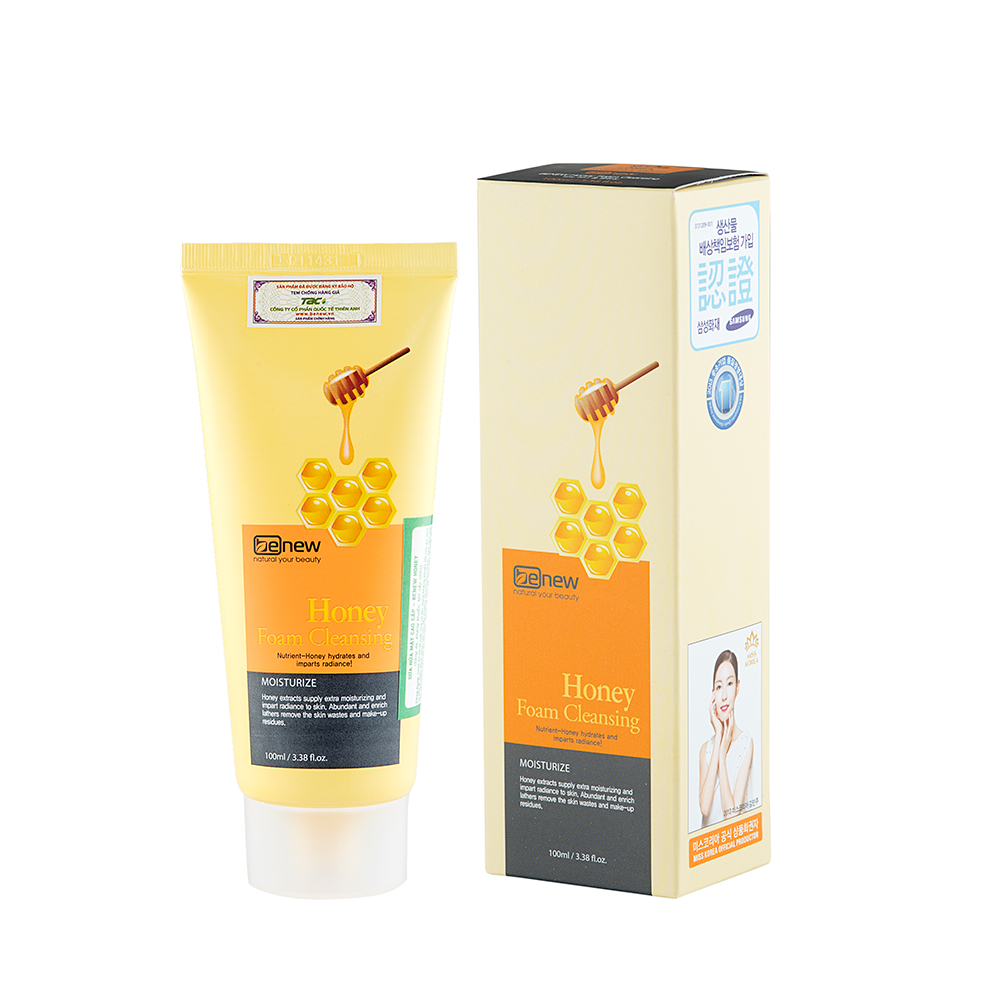 Sữa rửa mặt mật ong Benew Honey Foam cleansing Hàn Quốc 100ml