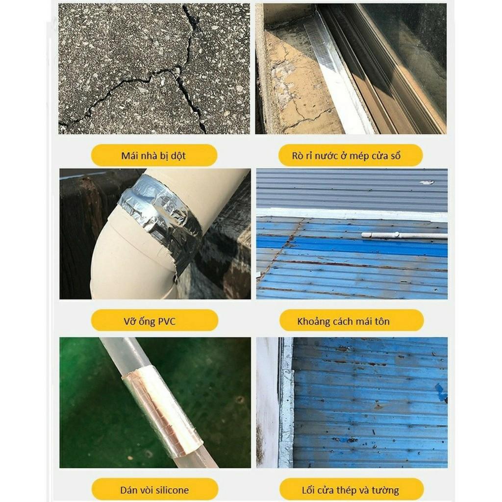 Băng dính, Băng keo chống thấm trần nhà, bể nước, ống nước... chịu nhiệt cao
