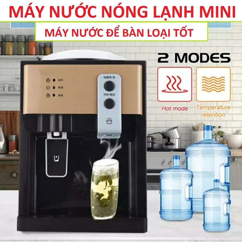 Máy Nước Nóng Siêu Tốc Để Bàn – Đun 100°C Nhanh Trong 3 Giây, Tiết Kiệm Điện , ĐÈN