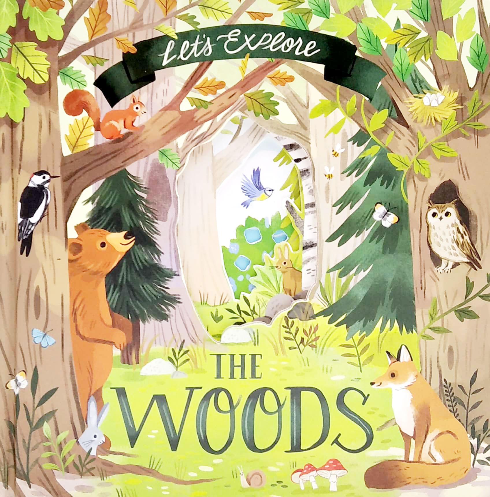 Nature Die-cut Book - Let's Explore! The Woods