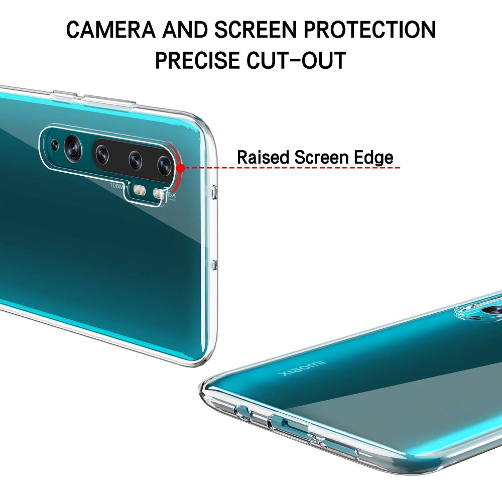 Hình ảnh Ốp lưng dẻo silicon cho Xiaomi Mi Note 10 Pro hiệu Ultra Thin (siêu mỏng 0.6mm, chống trầy, chống bụi) - Hàng nhập khẩu