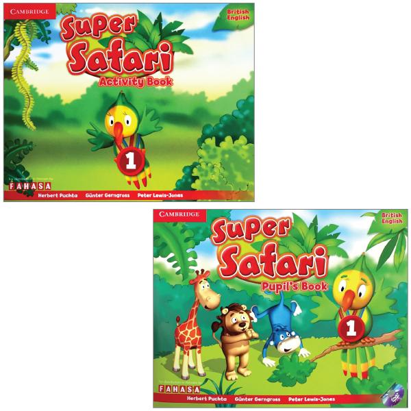 Combo Super Safari Level 1 Pupils Book With Dvd - Rom Activity Book