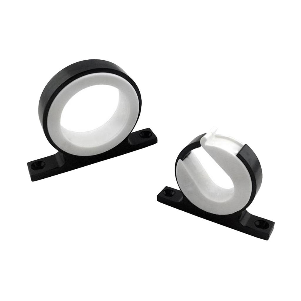 2X Hợp Kim Màu Đen Xả Núi Tàu Đánh Cá Giữ Cần Chân Đế Cho Thuyền Kayak Thuyền Buồm