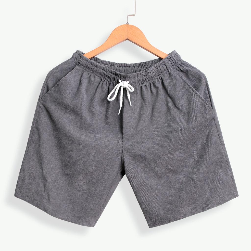 Quần ngố Nhung Tăm Nam Nữ JBAGGY Form Unisex Chất Thoáng Mát Trẻ Trung Năng Động.