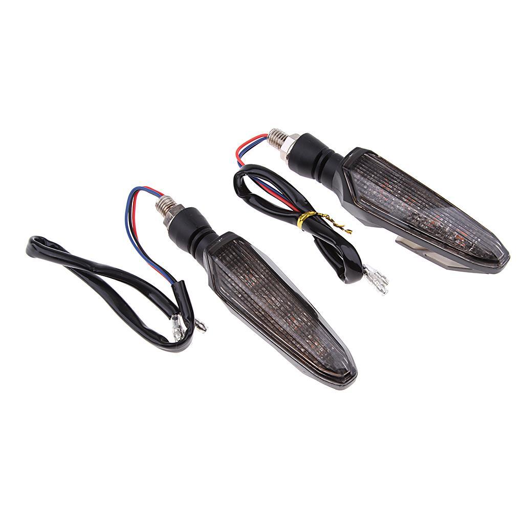 Pair Motorcycle Universal LED Lamp Blinker Indicator Tail Light