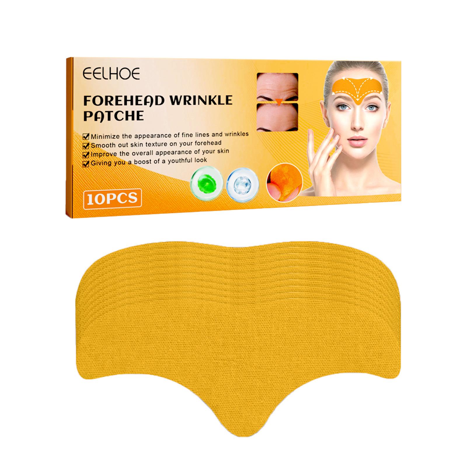EELHOE 10pcs/Box Forehead Wrinkle Patch Smoothing Forehead Wrinkles Lifting and Firming Facial Skin Forehead Patch