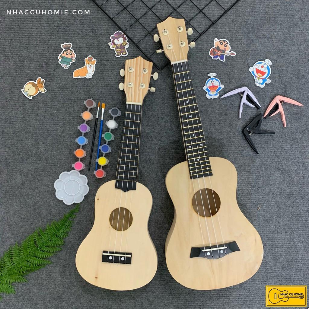 ĐÀN UKULELE THỦ CÔNG DIY FULL GỖ