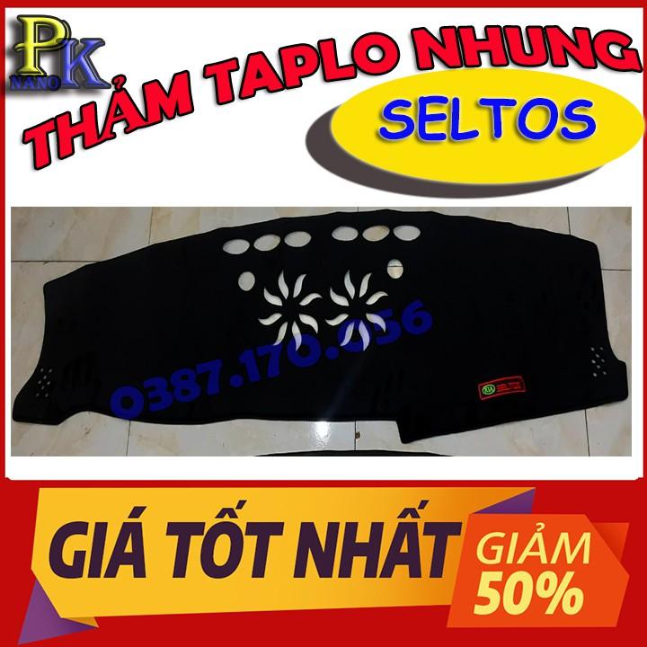 THẢM TAPLO NHUNG XE KIA SELTOS – CHỐNG TRƯỢT – CHỐNG NÓNG HIỆU QUẢ - CHUẨN FORM