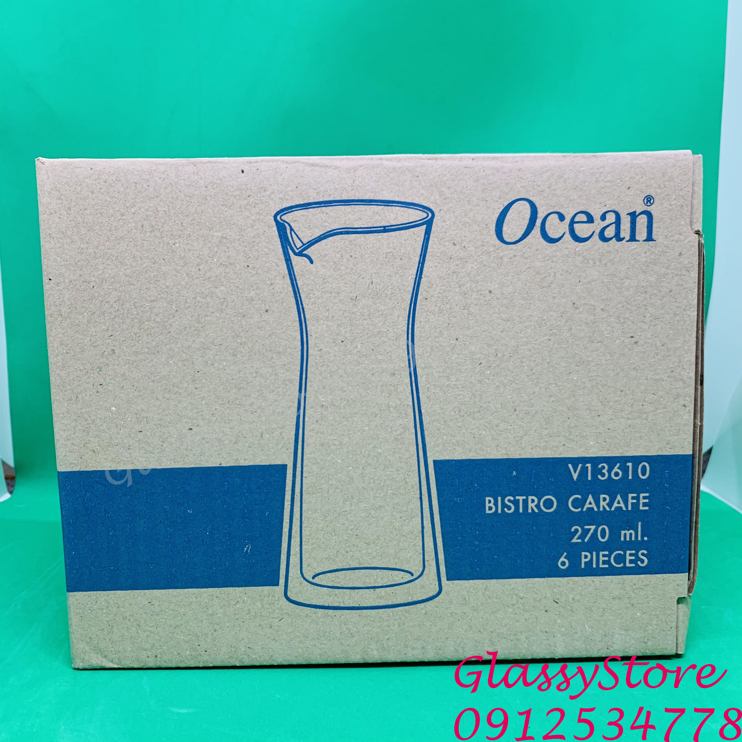 Bình Thủy Tinh Ocean Carafe - 270ml / 610ml / 940ml / 970ml